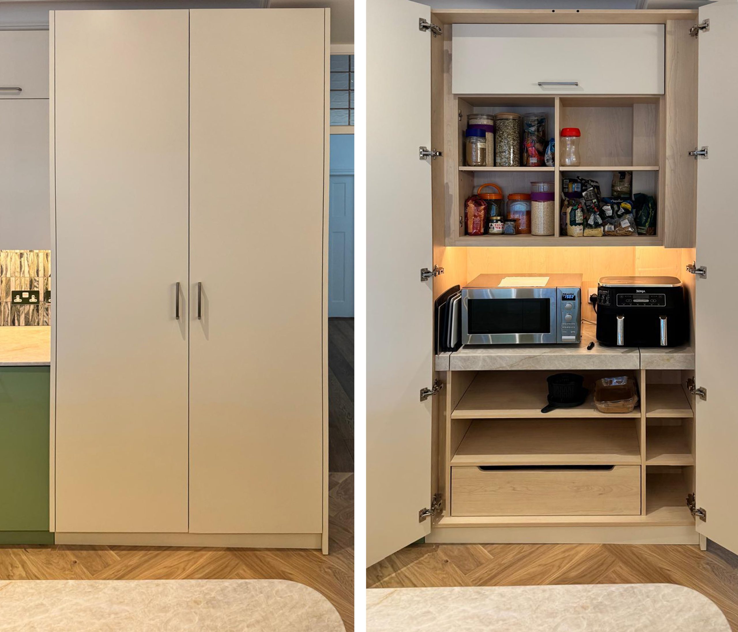B4A FITZ CUPBOARD opened