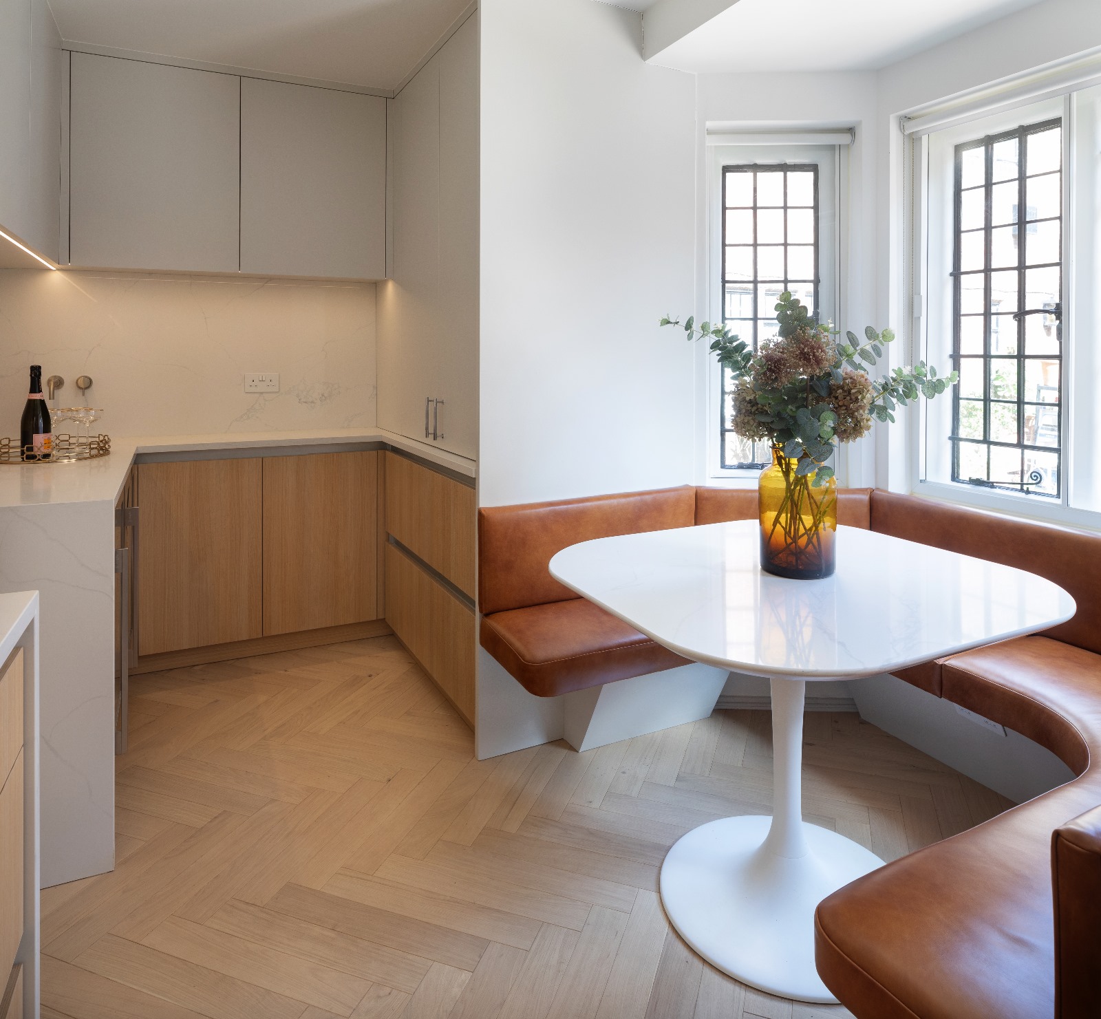 kitchen with window bench 10